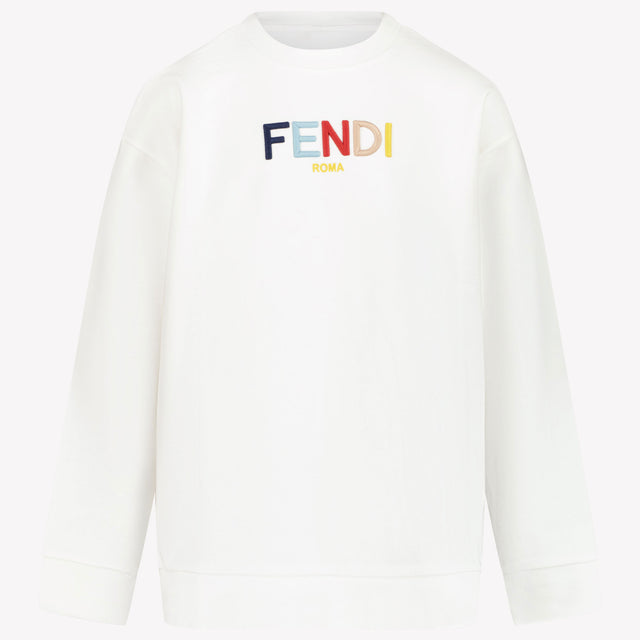 Fendi Kinder Unisex Trui Wit