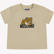 Moschino Baby Unisex T-shirt Beige