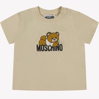 Moschino Baby Unisex T-shirt Beige 3/6