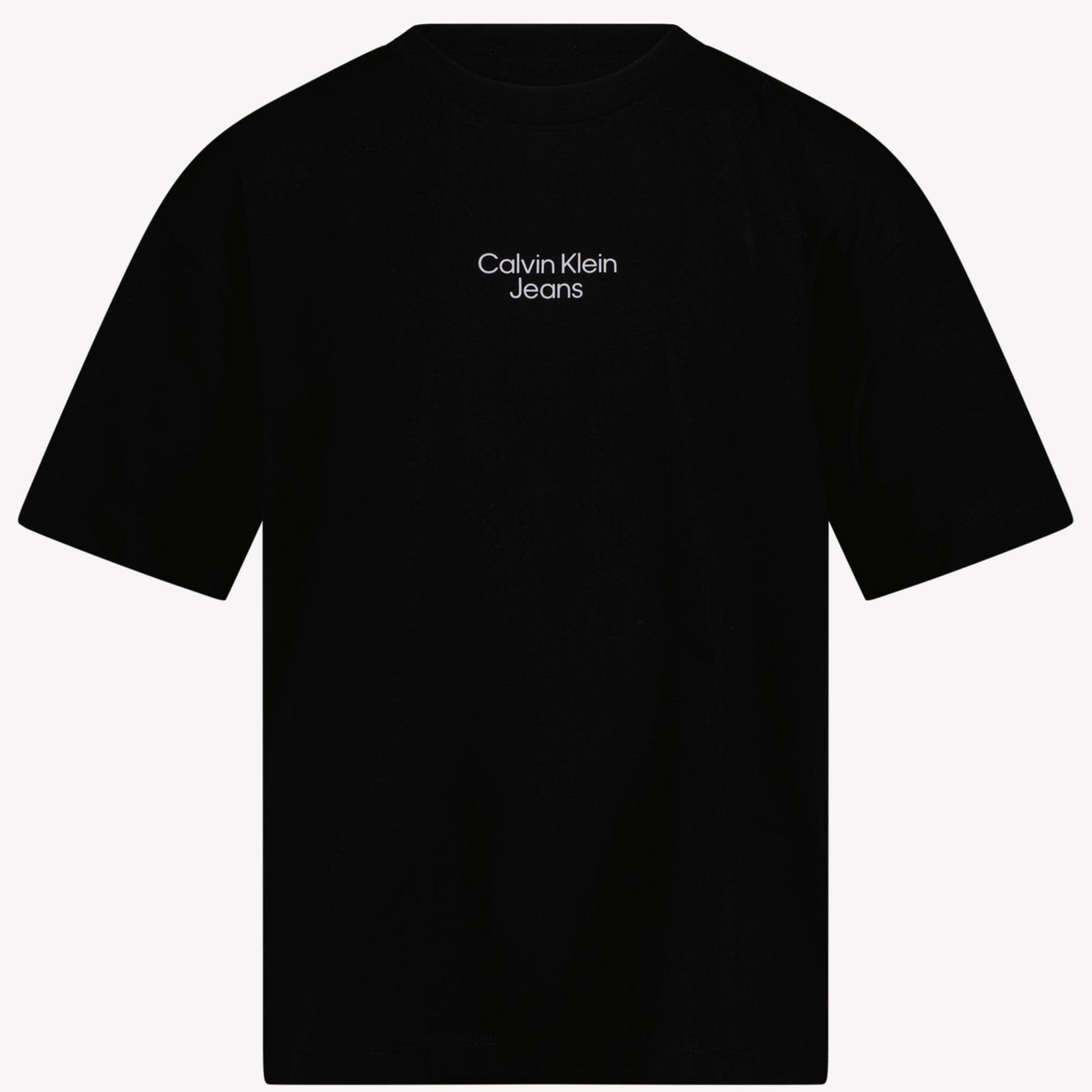 Calvin Klein Kinder Jongens T-shirt Zwart 4Y