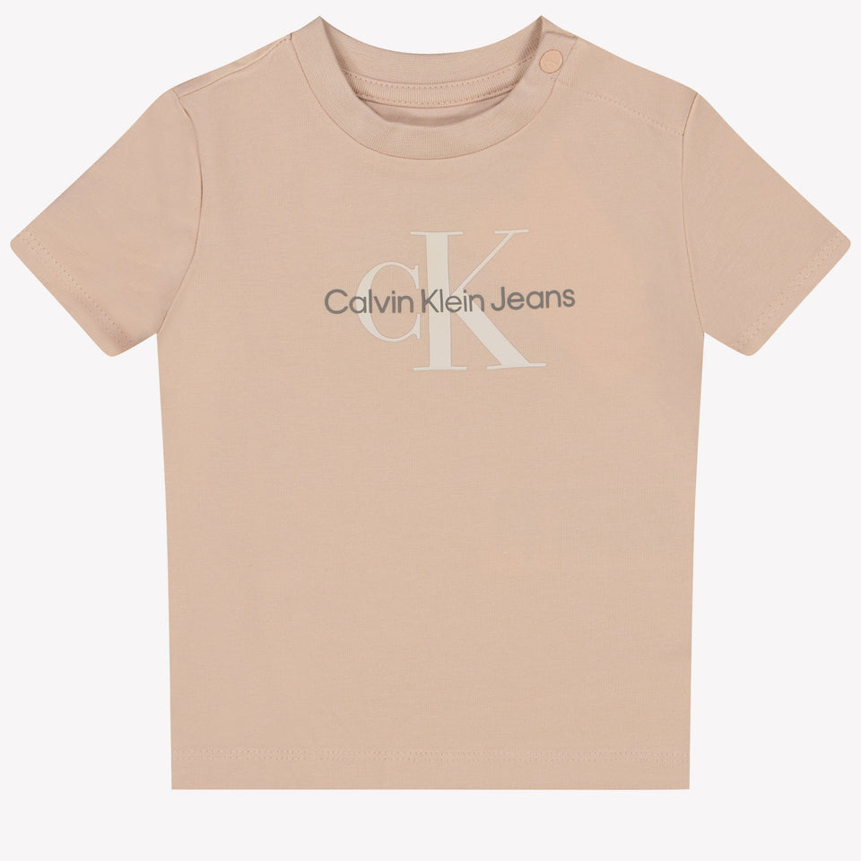 Calvin Klein Baby Unisex T-shirt Zalm