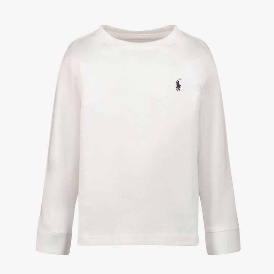 Ralph Lauren Kinder Jongens T-Shirt In Wit