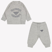 Armani Baby Jongens Joggingpak Grijs