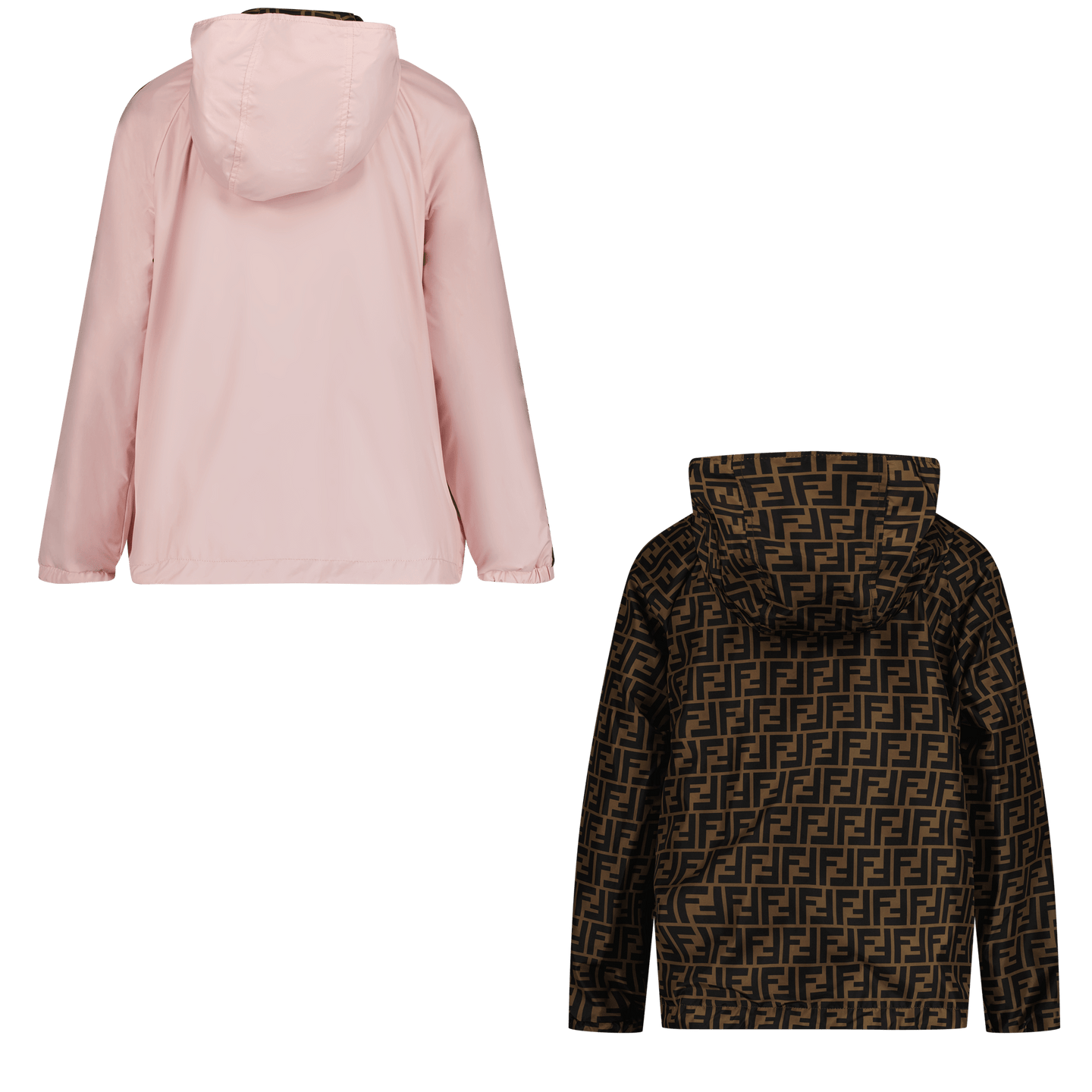 Fendi Kinder Unisex Jas Roze