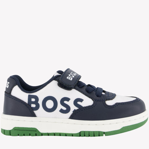 Boss Kinder Jongens Sneakers Navy 20