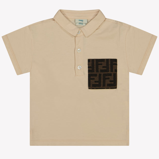 Fendi Baby Jongens Polo In Beige