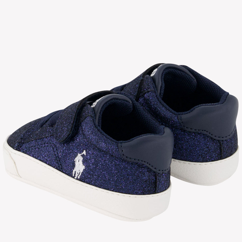 Ralph Lauren Theron V Ps Layette Baby Meisjes Sneakers Navy