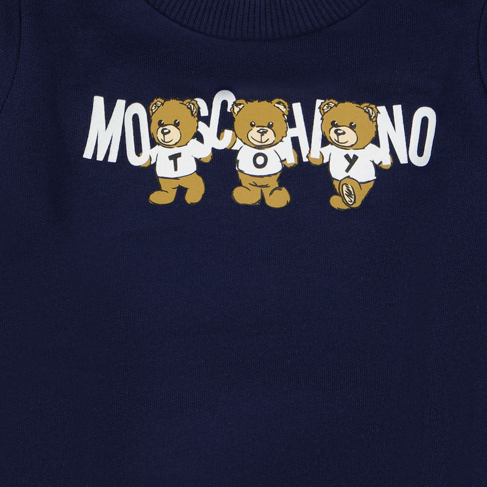 Moschino Baby Unisex Trui Navy