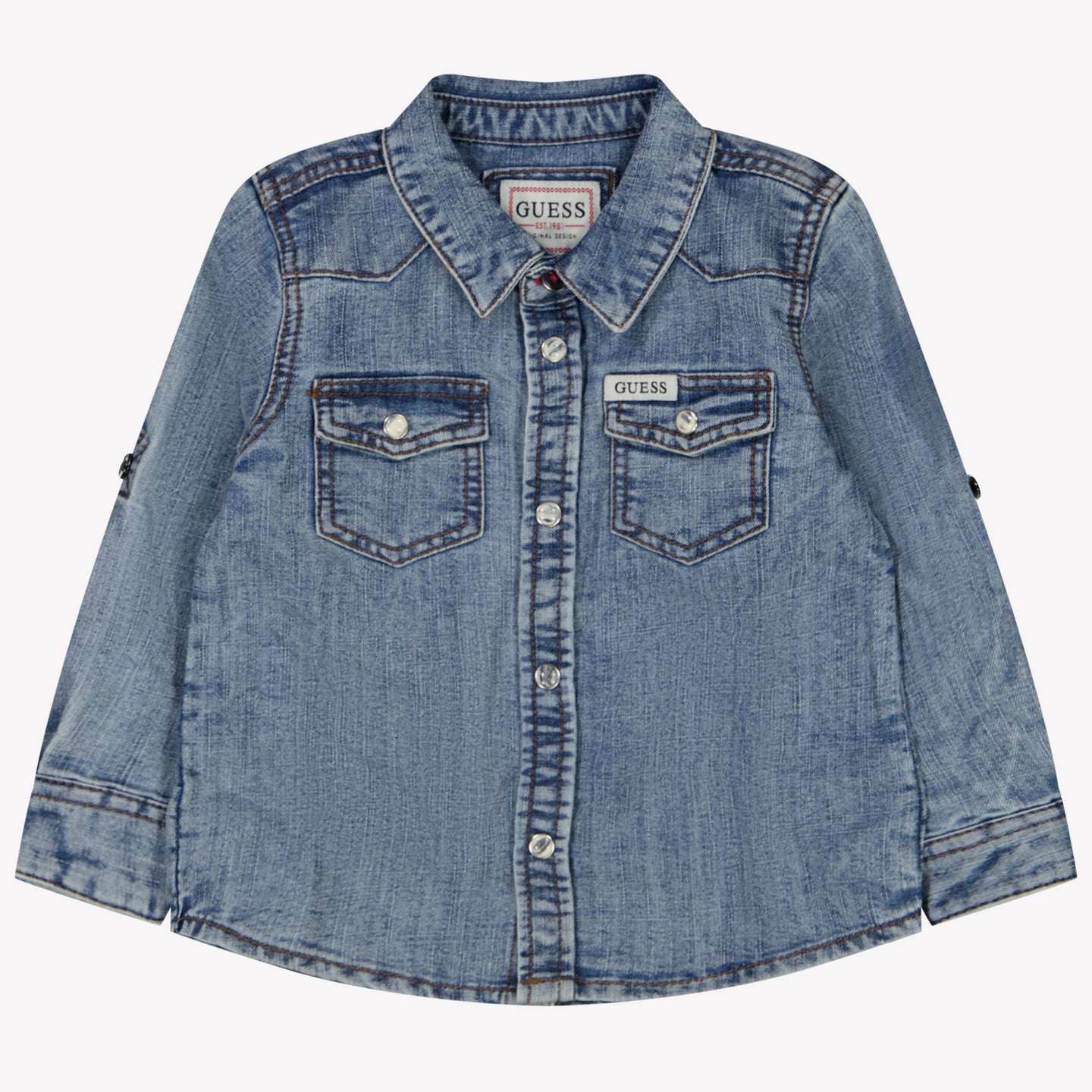 Guess Baby Jongens Blouse Blauw