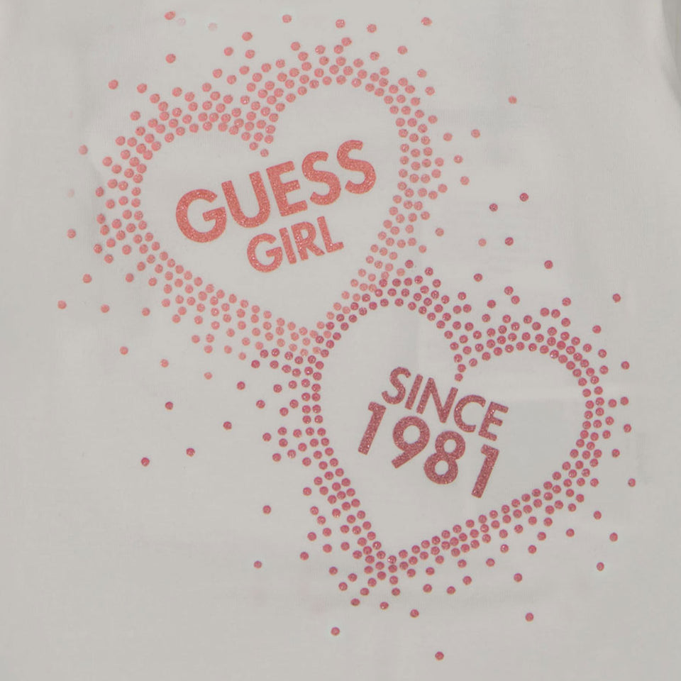 Guess Baby Meisjes T-shirt Off White