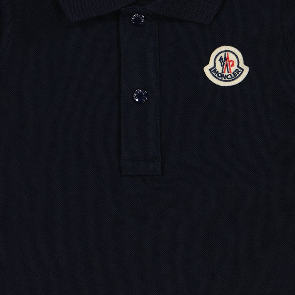 Moncler Baby Jongens Polo Navy