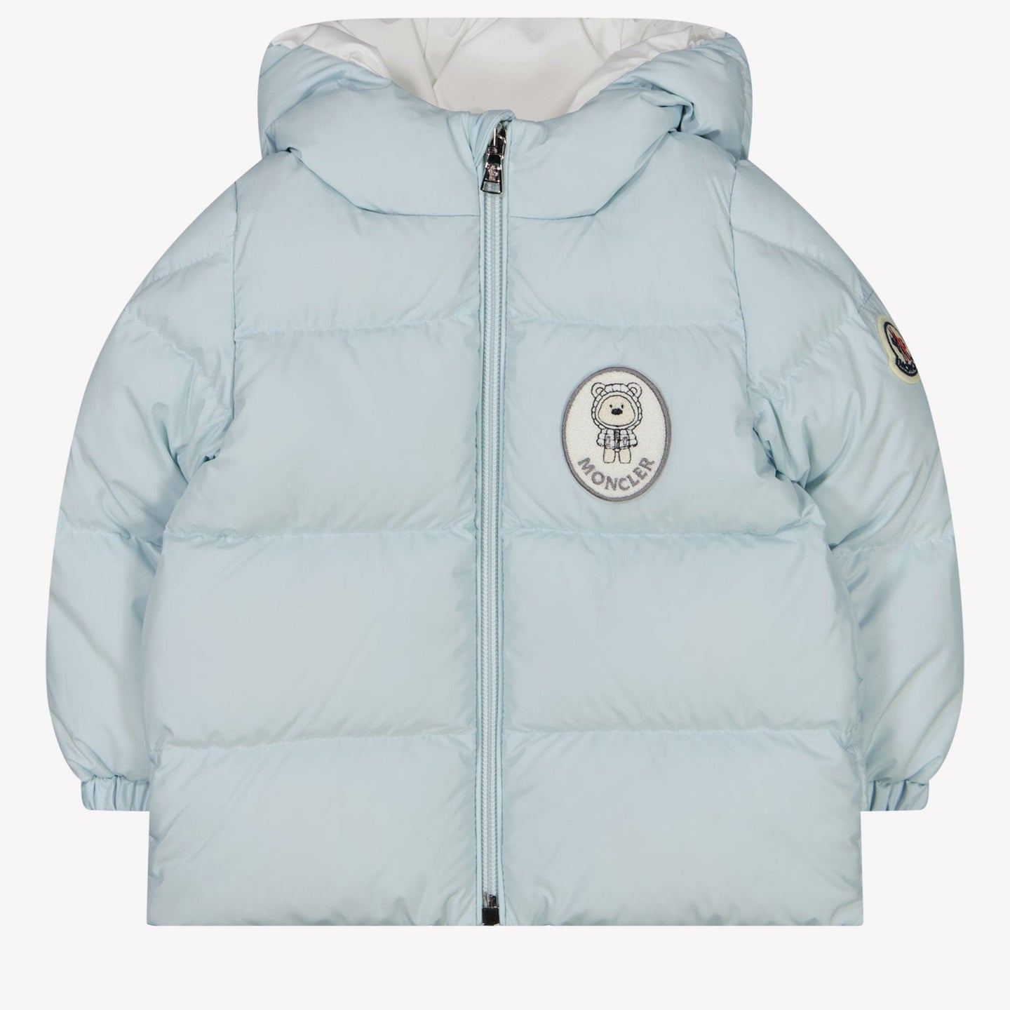 Moncler Sanyu Baby Unisex Jas Licht Blauw 3/6