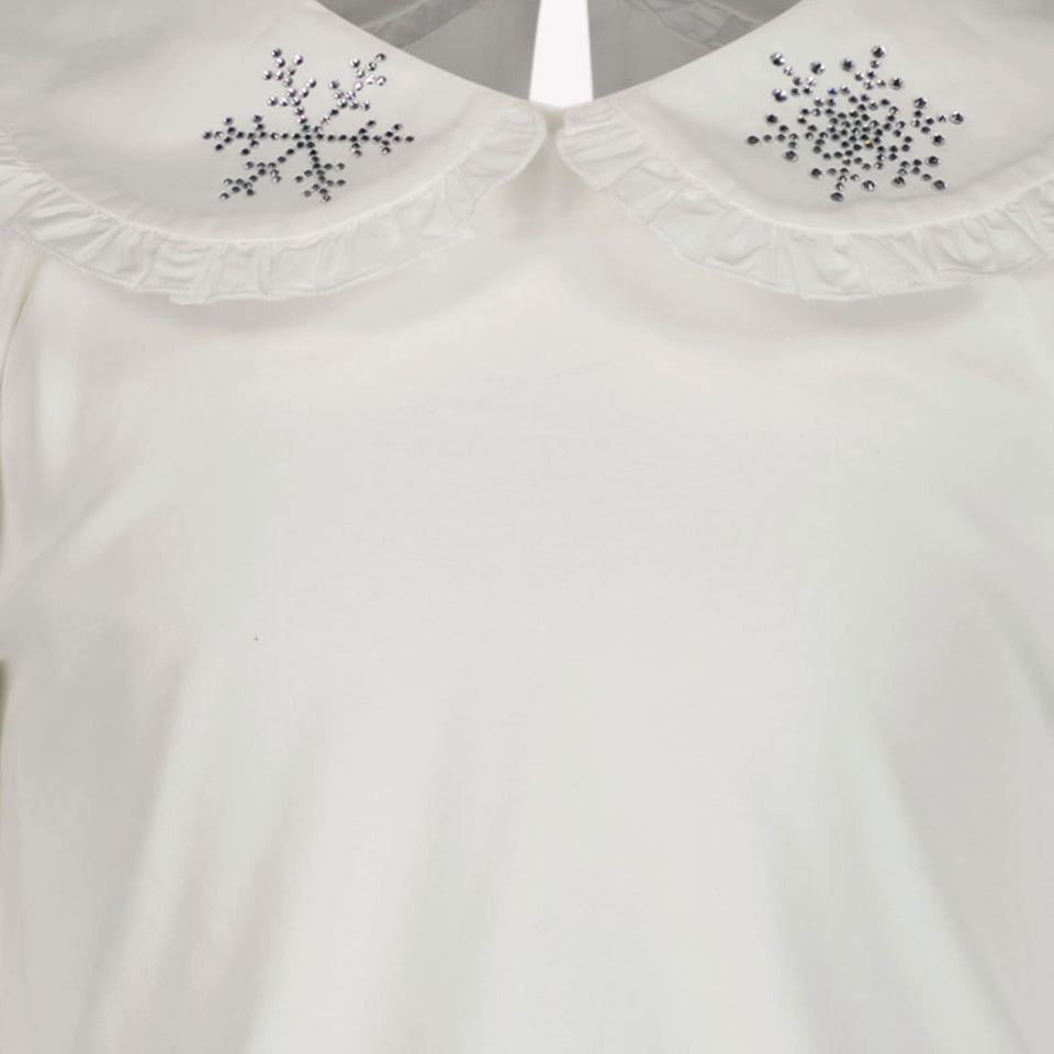 MonnaLisa Meisjes T-shirt Off White