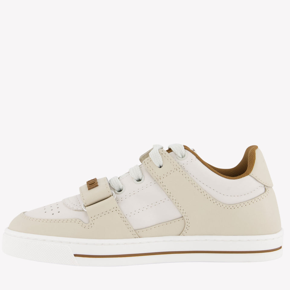 Fendi Unisex Sneakers Beige