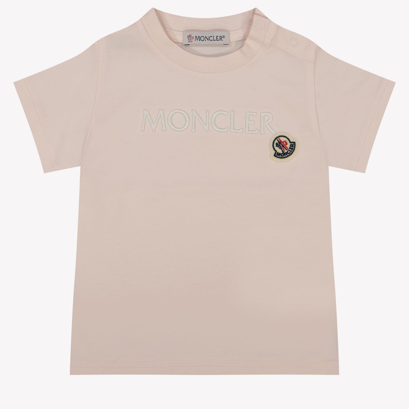 Moncler Baby Meisjes T-Shirt In Licht Roze