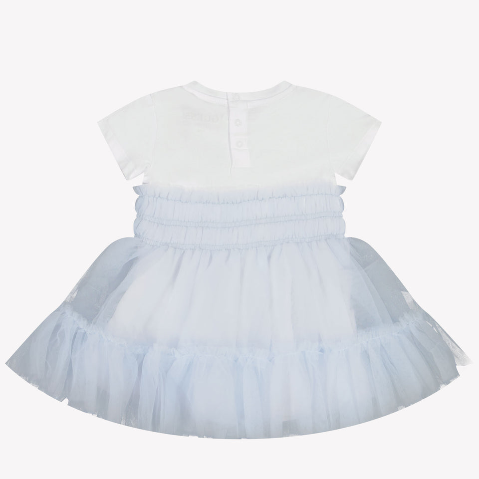 Guess Baby Meisjes Jurk In Licht Blauw