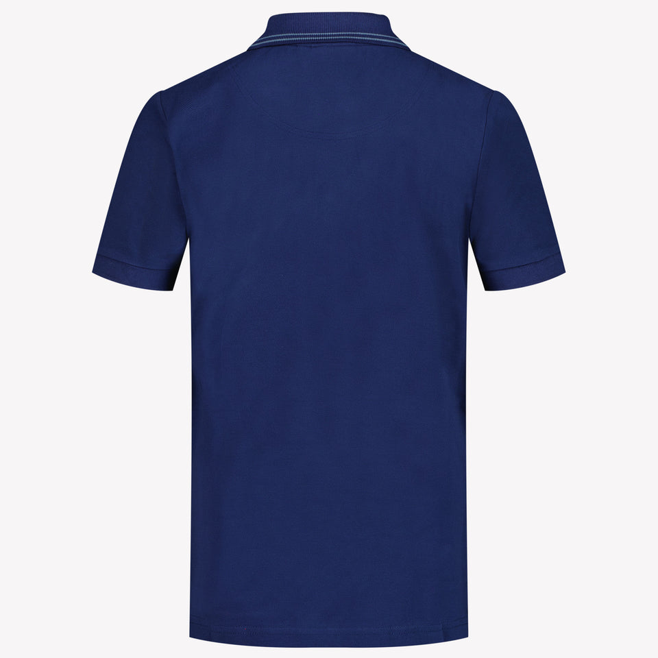 Hugo Kinder Jongens Polo Blauw