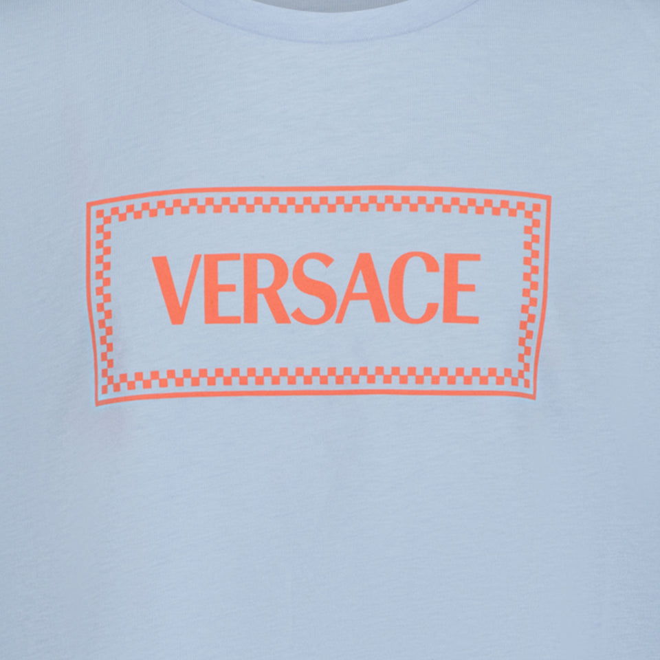 Versace Jongens T-shirt Licht Blauw