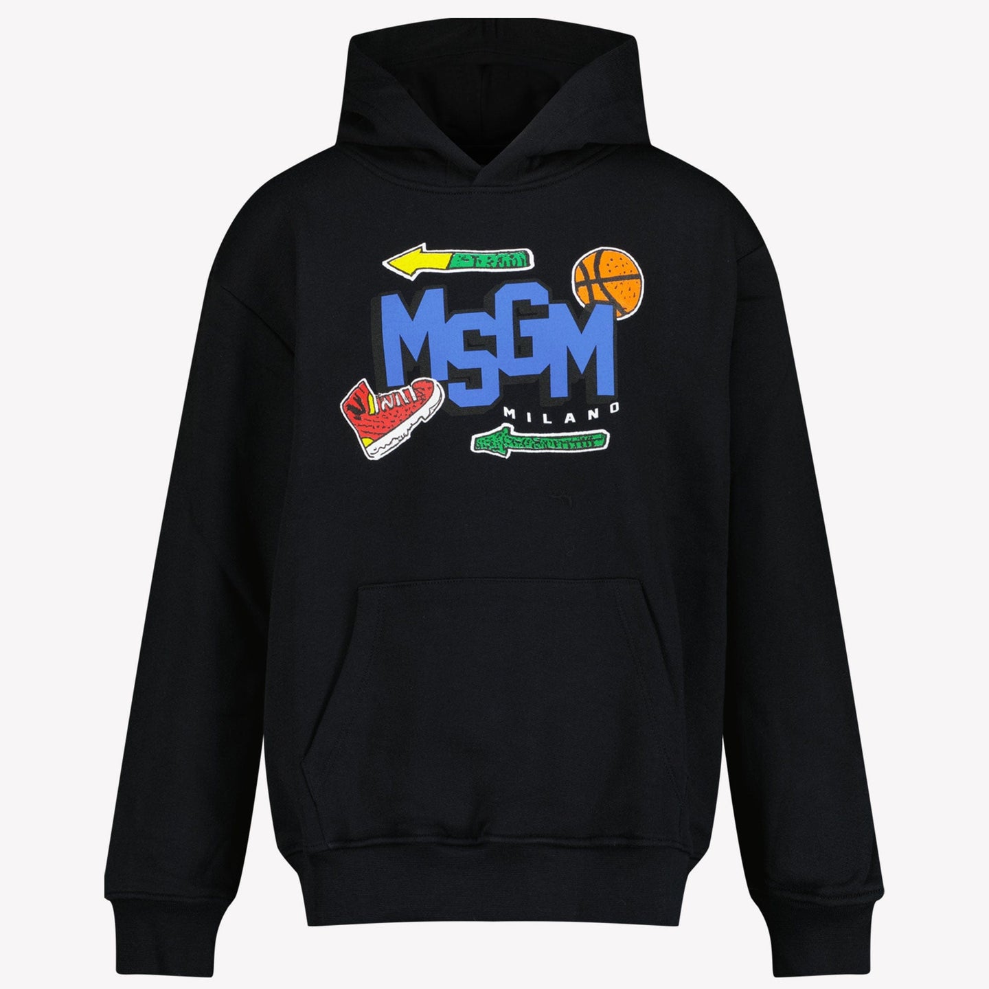 MSGM Jongens Trui Zwart 4Y