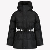 Dsquared2 Meisjes Winterjas Zwart