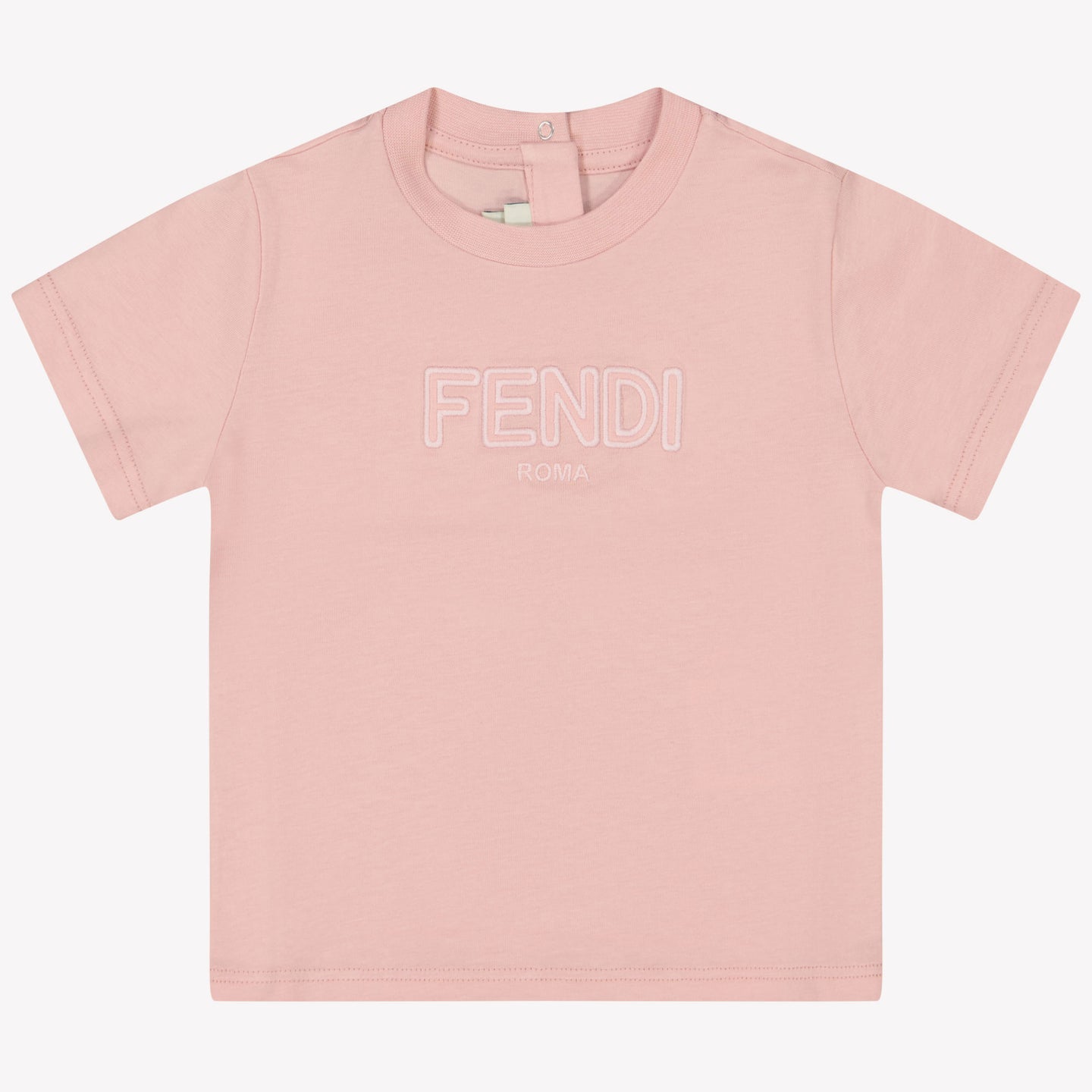 Fendi Baby Meisjes T-Shirt In Licht Roze