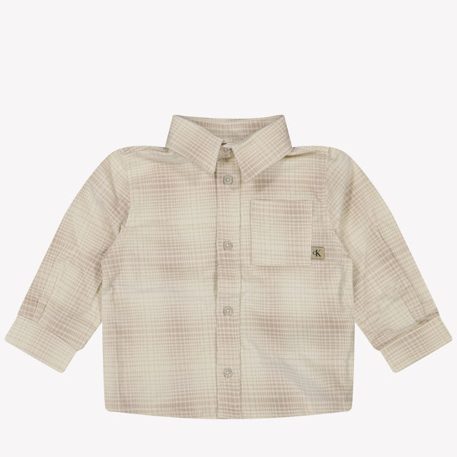 Calvin Klein Baby Unisex Blouse In Off White