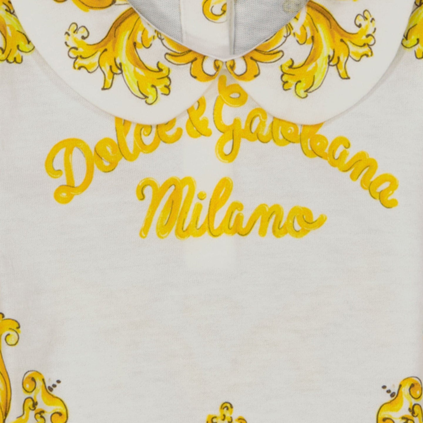 Dolce & Gabbana Baby Meisjes Boxpakje Geel 3/6