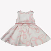 MonnaLisa Baby Meisjes Jurk Off White