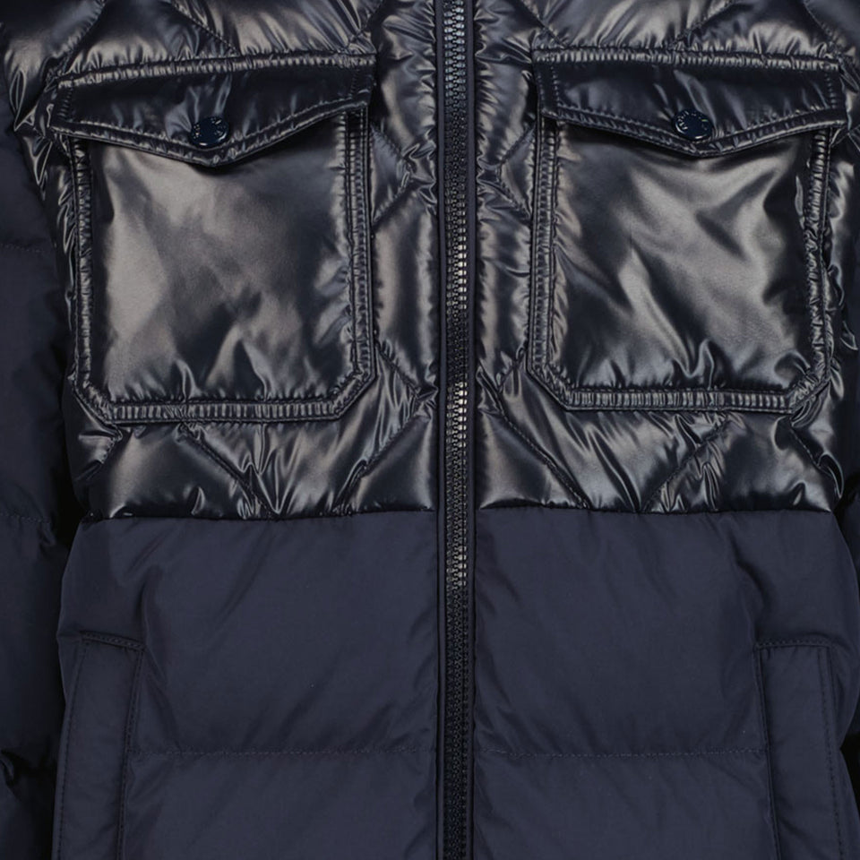 Moncler Bazzin Jongens Winterjas Navy