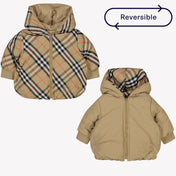 Burberry Baby Unisex Winterjas Beige