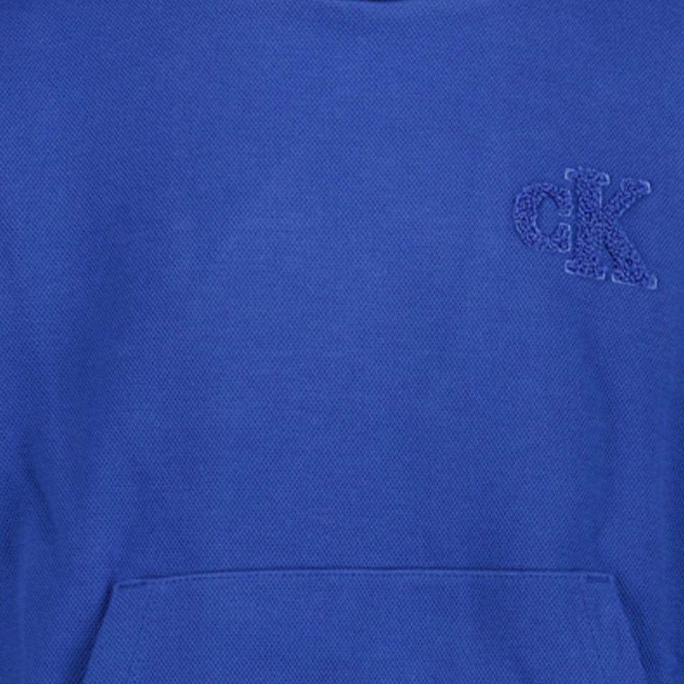 Calvin Klein Jongens Trui Cobalt Blauw