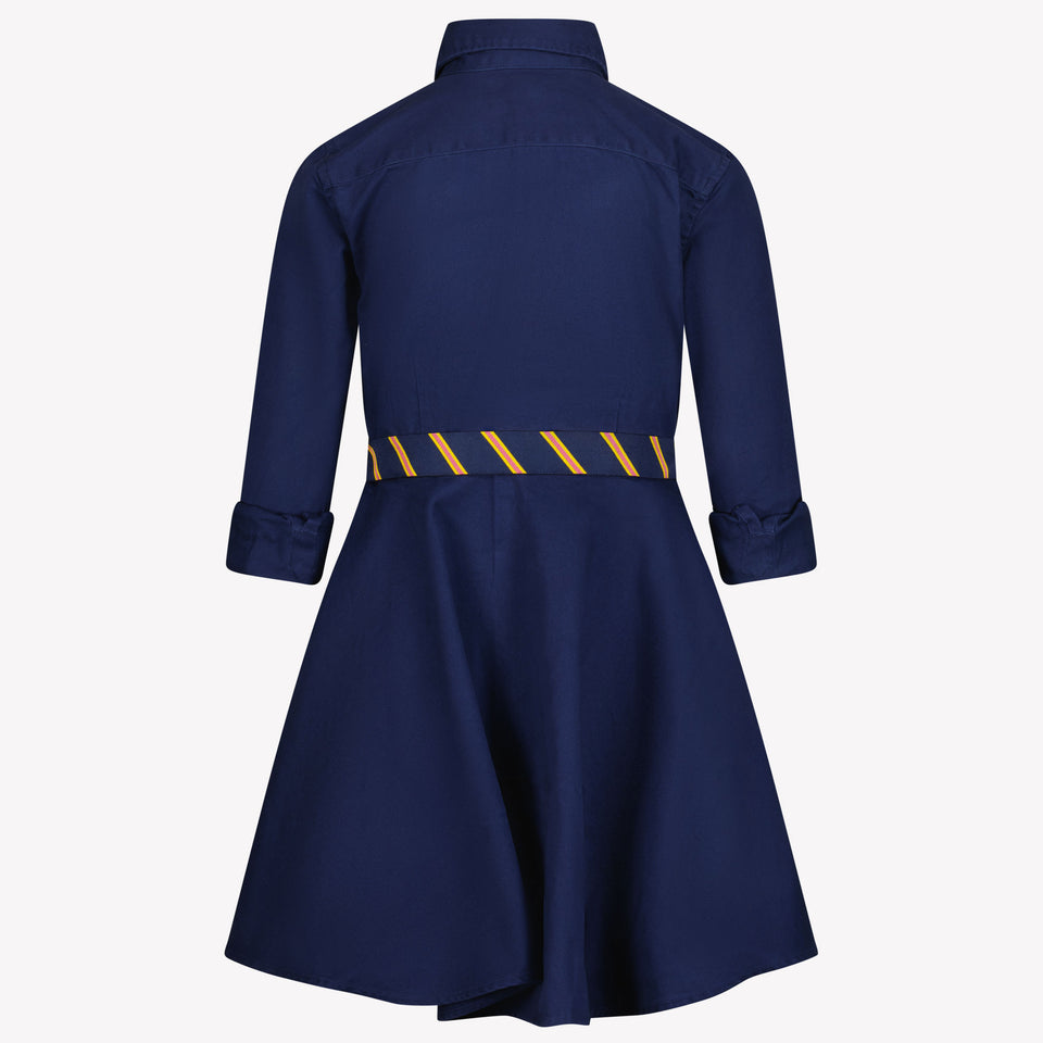 Ralph Lauren Meisjes Jurk Navy