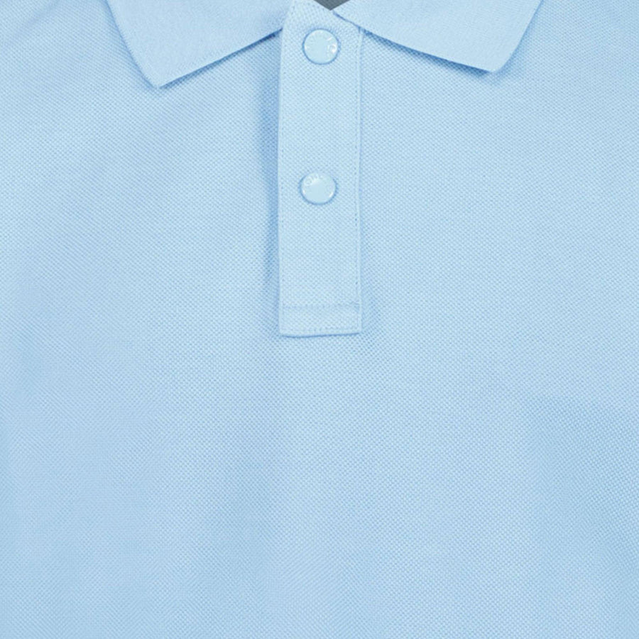 Moncler Kinder Jongens Polo In Licht Blauw
