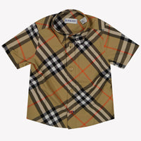 Burberry Baby Jongens Blouse In Beige