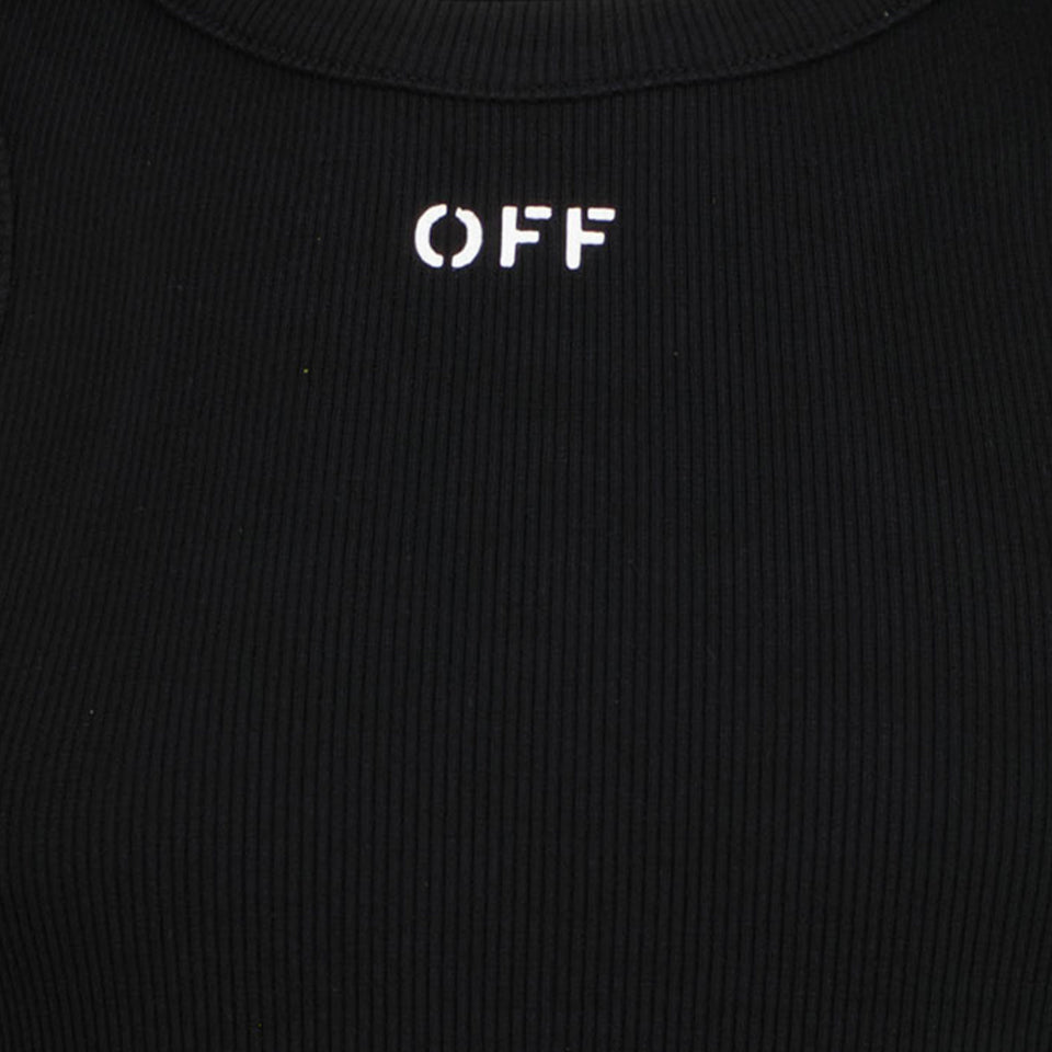 Off-White Kinder Meisjes T-Shirt In Zwart