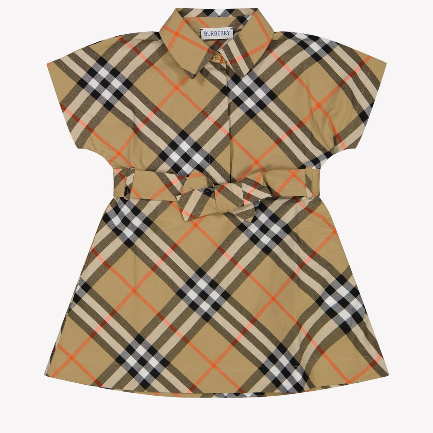 Burberry Baby Meisjes Jurk Beige 6 mnd