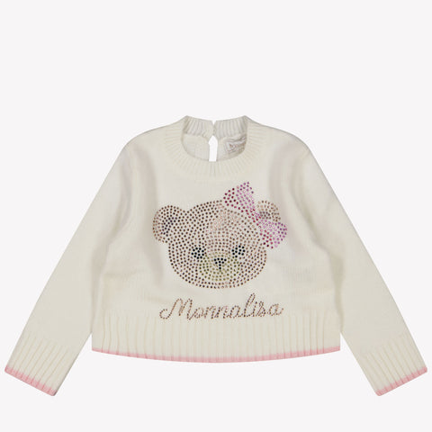 MonnaLisa Baby Meisjes Trui Off White