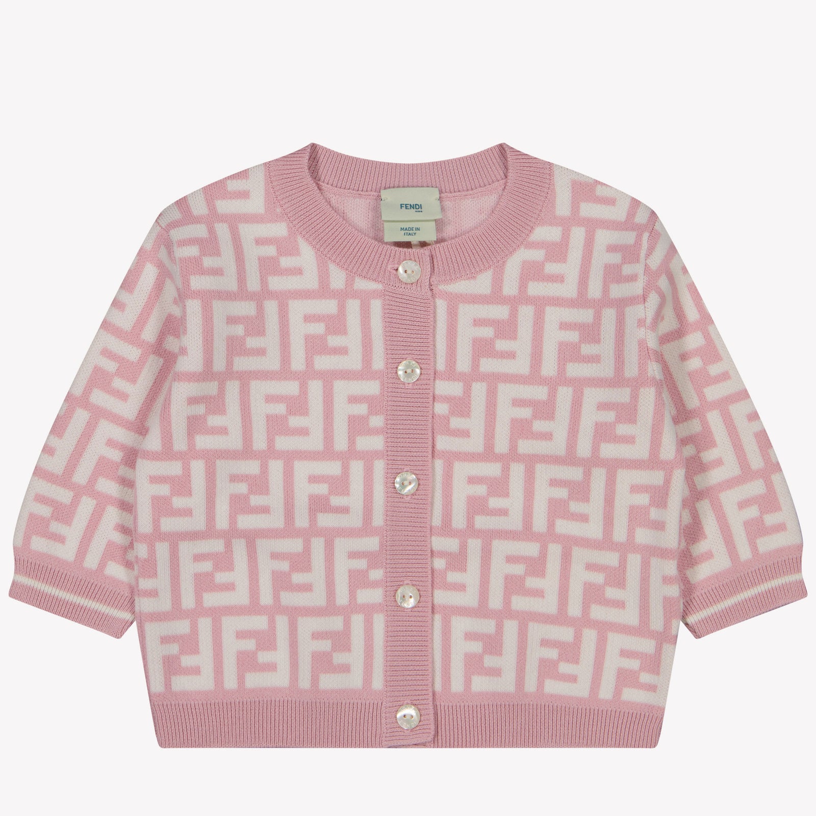 Fendi Baby Meisjes Vest In Licht Roze