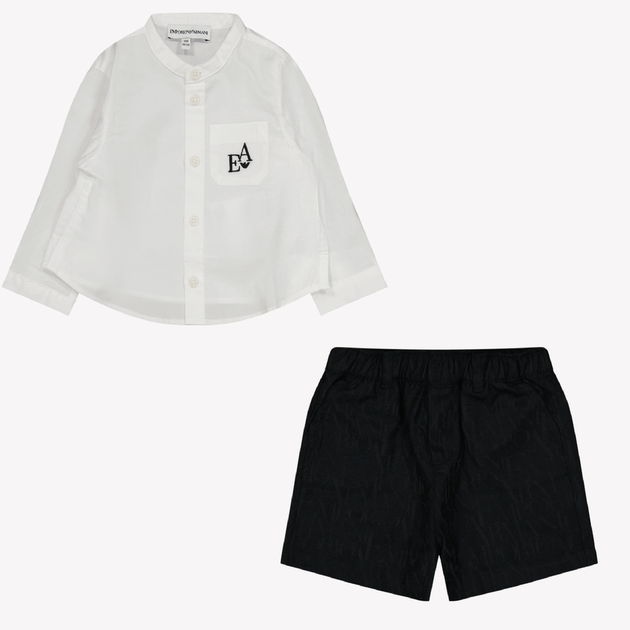 Armani Baby Boys Set White