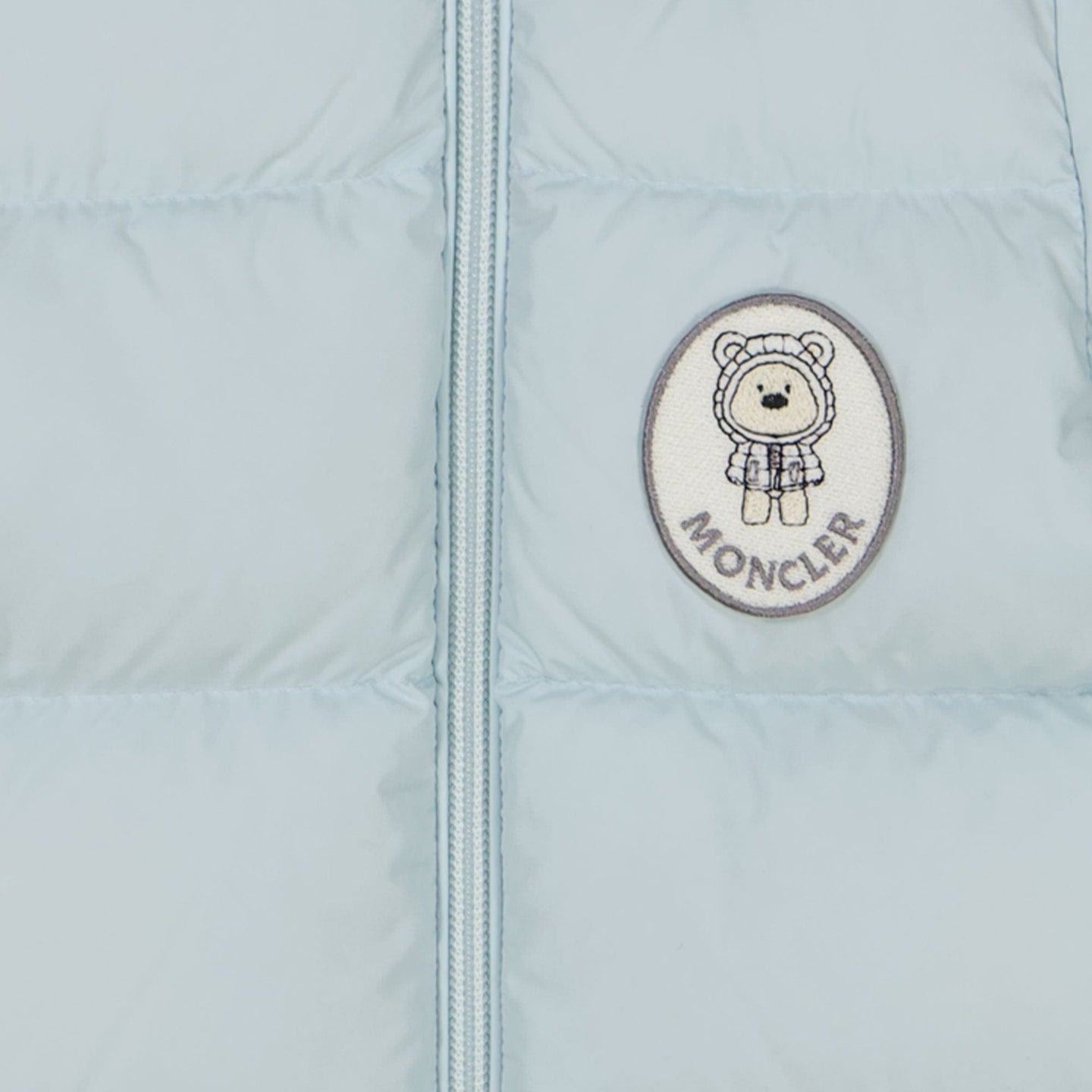 Moncler Sanyu Baby Unisex Jas Licht Blauw 3/6