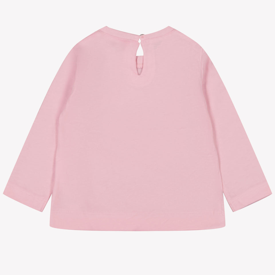 MonnaLisa Baby Meisjes T-shirt Licht Roze