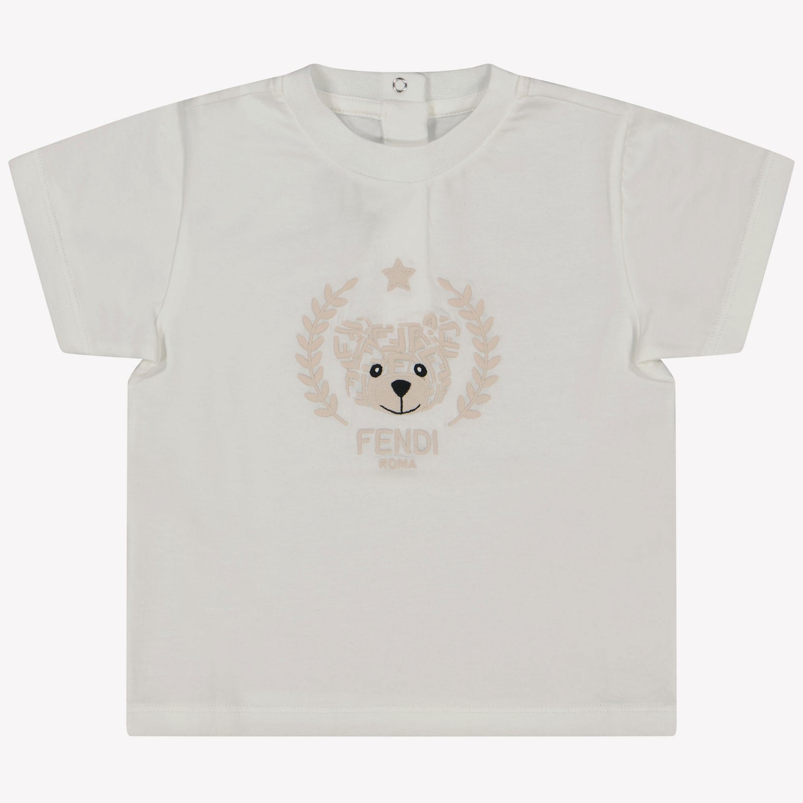 Fendi Baby Unisex T-Shirt In Wit