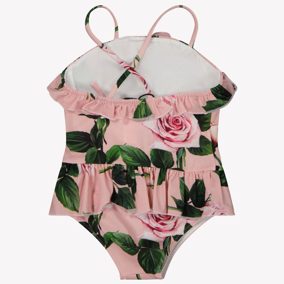 Dolce & Gabbana Baby Meisjes Zwemkleding In Licht Roze