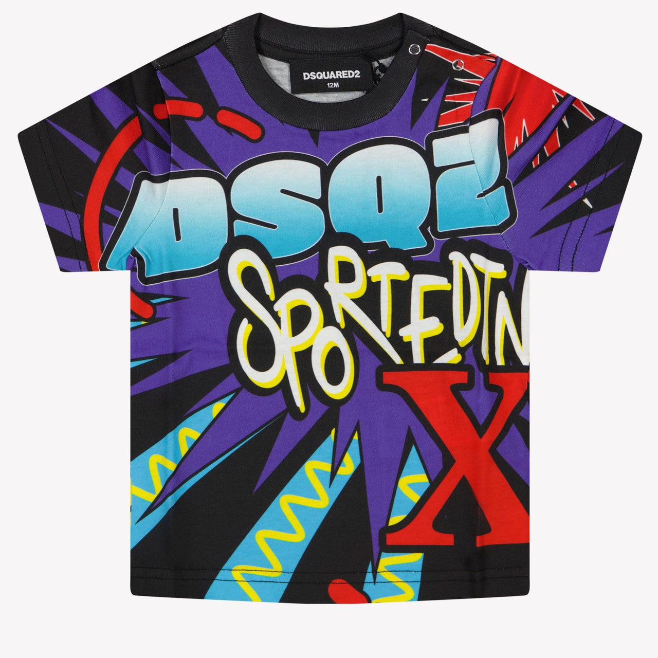 Dsquared2 Baby Meisjes T-Shirt Zwart