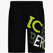 Iceberg Kinder Jongens Shorts Zwart