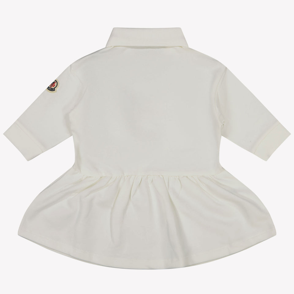 Moncler Baby Meisjes Jurk In Wit