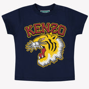 Kenzo Kids Baby Jongens T-shirt Navy