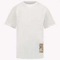 Burberry Cedar Kinder Jongens T-Shirt In Wit