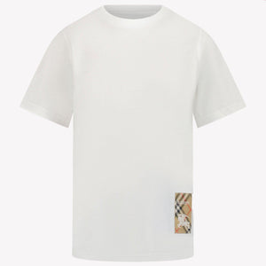 Burberry Cedar Kinder Jongens T-Shirt In Wit