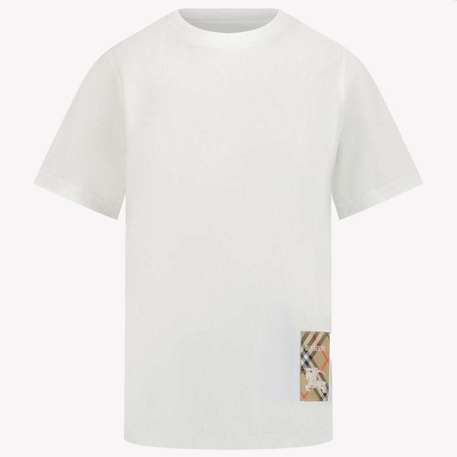 Burberry Cedar Kinder Jongens T-Shirt In Wit